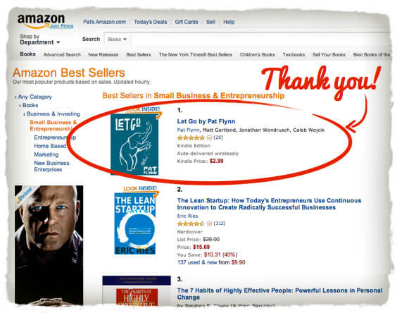 Let Go listed at #1 in Amazon!