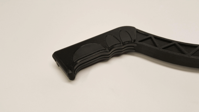SwitchPod plastic layers from the 3D printed prototype