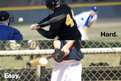 Baseball - TeeBall / Hard - Easy