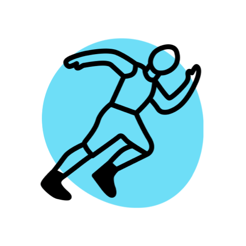 Icon of person running