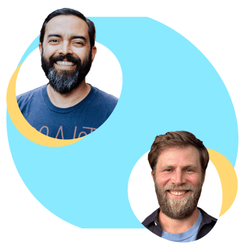 Pat Flynn and Tristan de Montebello