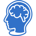 Brain learning icon