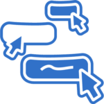 Clicking on buttons icon