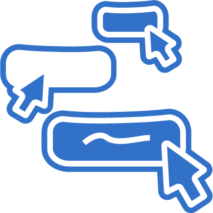 Clicking on buttons icon