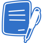 Document with pen icon