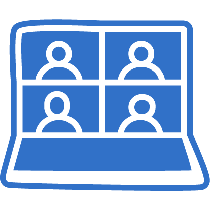 Virtual meeting icon