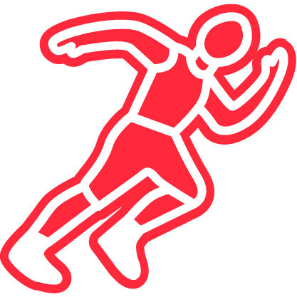 Person running icon