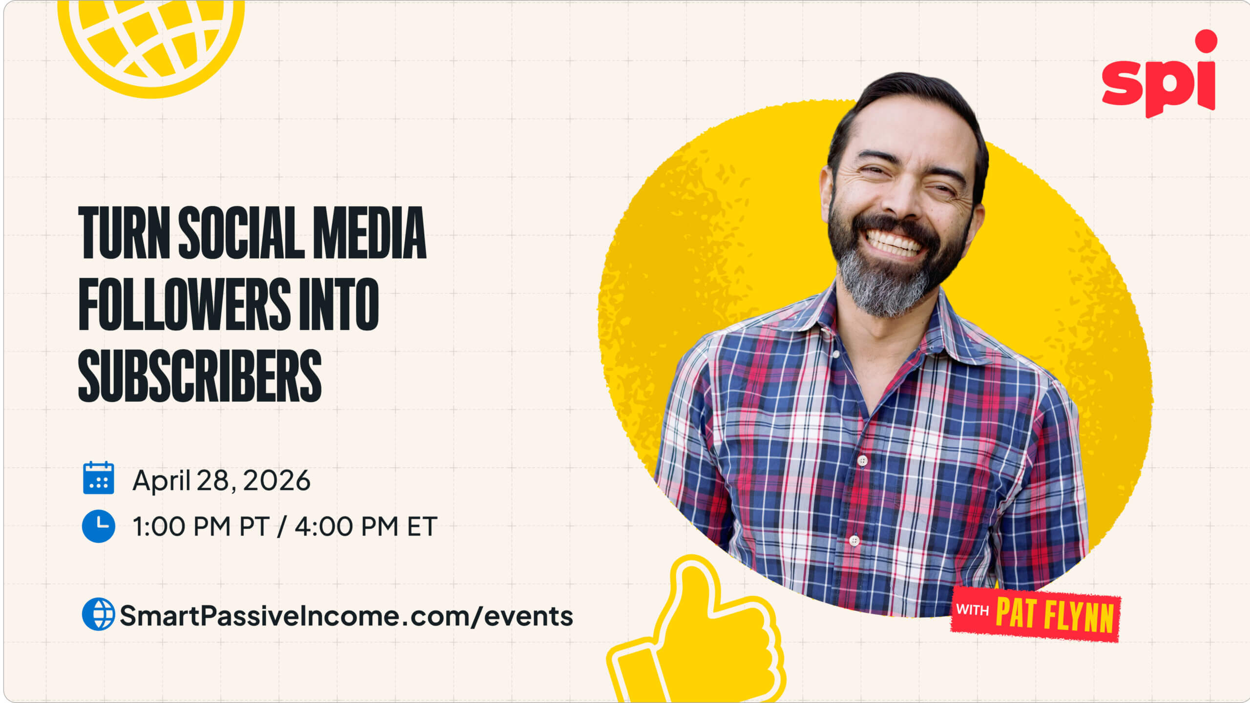 Turn Social Media Followers Into Email Subscribers on April 28, 2026 at 1:00 PM PT/4:00 PM ET